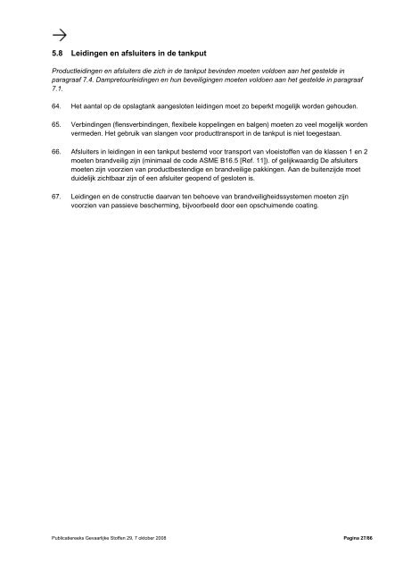 Richtlijn voor bovengrondse opslag van brandbare vloeistoffen in ...