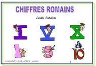 chiffres romains - Centro Studi Logos