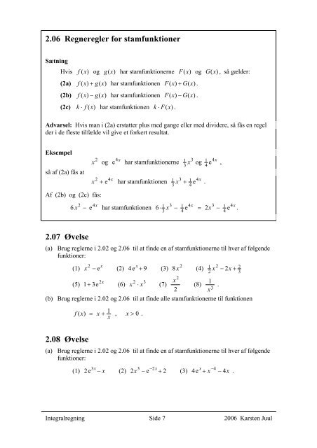 Integralregning 1. del