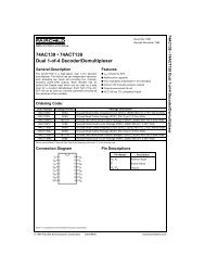 74AC139 * 74ACT139 Dual 1-of-4 Decoder ... - Solarbotics.net