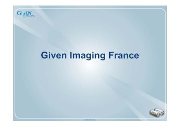 Given Imaging France - Lirmm