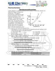 Phase Diagrams and Physical States - jflaherty1@kleinisd.net