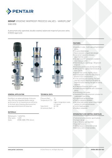 Keystone Hygienic Mixproof Process Valve - RM Headlee