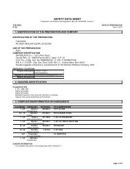 Material Safety Data Sheet - Movac Group Limited