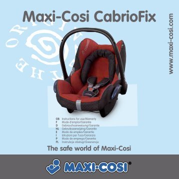 Maxi-Cosi CabrioFix - Foteliki samochodowe