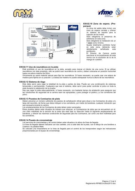 Reglamento para circuitos del RFME Campeonato de España de ...