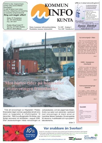 Kommuninfo Nr 4 2005 (pdf) - Malaxedu.fi