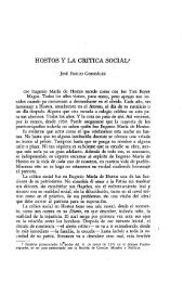HOSTOS y LA CRITICA SOCIAL* - Revista de Ciencias Sociales