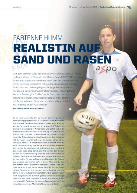 Beiträge zu den FCZ Frauen - FC Zürich