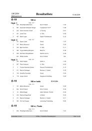 Resultatliste - Asker Skiklubb