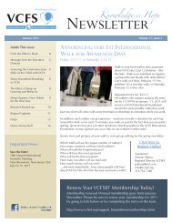 English Newsletter - Velo-Cardio-Facial Syndrome Educational ...