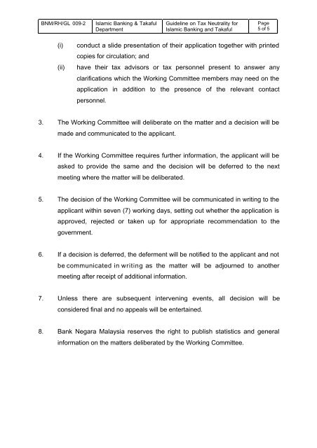 Tax Neutrality on Islamic Banking and Takaful - Chartered Tax ...