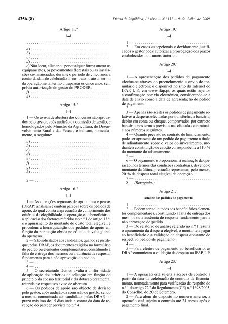 Portaria n.Âº 739-B/2009 - DiÃ¡rio da RepÃºblica ElectrÃ³nico