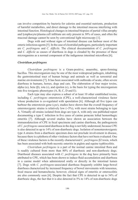 Prevalence of Clostridium sPP. in diarrhoeic and healthy dogs ...