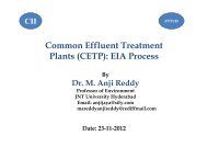 Common Effluent Treatment Plants (CETP): EIA Process - IGEP.in