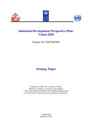 Industrial Development Perspective Plan: Vision 2020 Strategy Paper