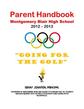 Parent Handbook - Montgomery Blair High School