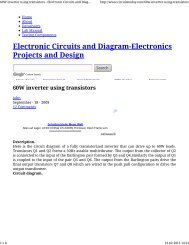 60W inverter using transistors