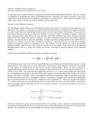 Solution to the 2D Diffusion Equation: - Rob Phillips Group