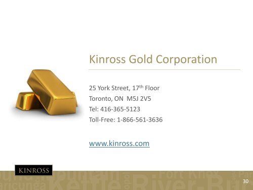 Presentation - Kinross Gold