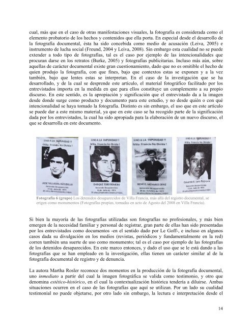 Narrativas de la imagen - Revista Chilena de AntropologÃ­a Visual