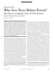 Who Sees Trees Before Forest? - The Personality Project