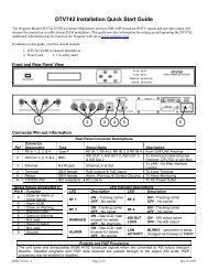 Quick Reference Guide - Wegener