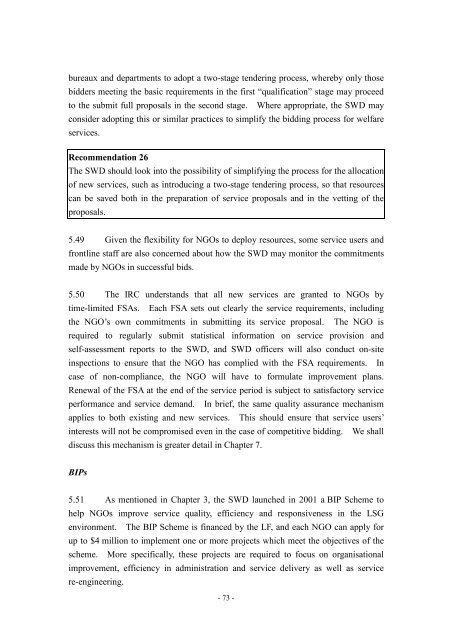 Review Report on the Lump Sum Grant Subvention ... - lwb.gov.hk