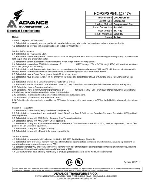 HOP2PSP54L@347V - Philips Lighting