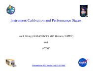 Instrument Calibration and Performance Status - MODIS ...