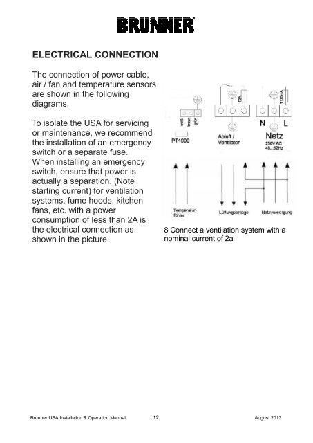 Brunner USA Instructions - Robeys Ltd