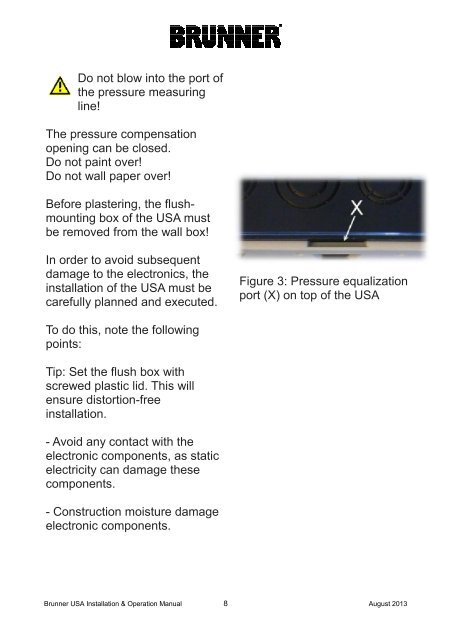 Brunner USA Instructions - Robeys Ltd