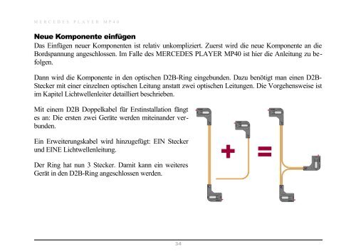 Vollständige Betriebsanleitung des Mercedes Player MP40
