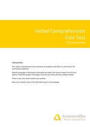 Verbal Reasoning Questions PDF - Aptitude Test