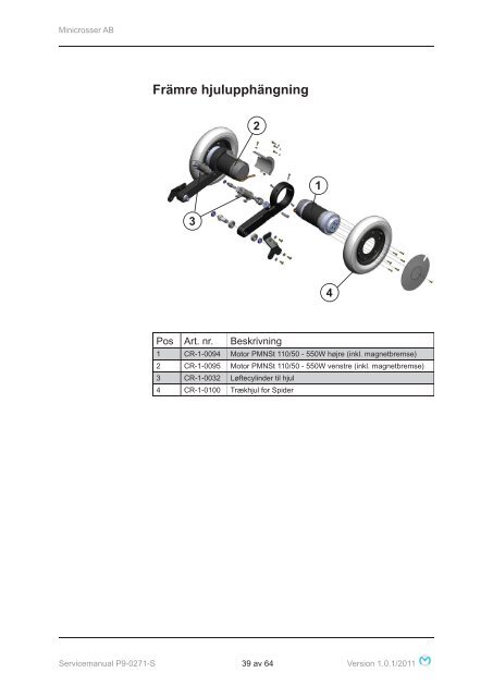 DK P9-0271-S Service manual Spider ver 102.indd - Minicrosser