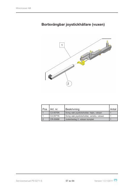 DK P9-0271-S Service manual Spider ver 102.indd - Minicrosser