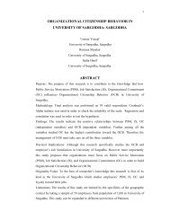 Organizational citizenship behavior in UoS - University of ...