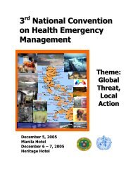 Global Threat, Local Action - Health Emergency Management Staff
