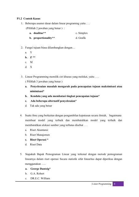 modul praktikum riset operasioanal (ata 2011/2012) - iLab ...