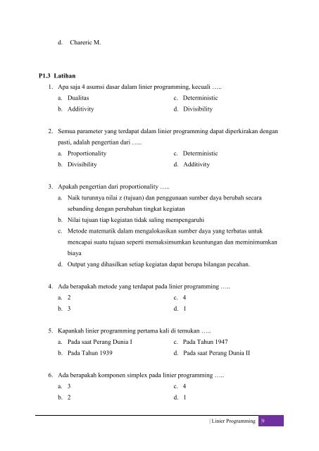 modul praktikum riset operasioanal (ata 2011/2012) - iLab ...