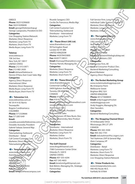 Electronic Retailer Buyers' Guide and Resource ... - Magazooms