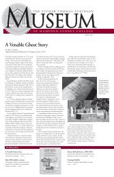 A Venable Ghost Story - Hampden-Sydney College