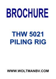 THW 5021 pile driver - AGD Equipment