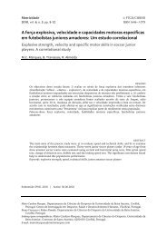 A força explosiva, velocidade e capacidades motoras específicas ...