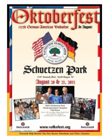 View Our 137th Festival Ad Journal - Plattduetsche Volksfest Vereen ...