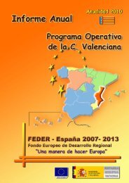 AÃ±o 2010 (pdf) - DirecciÃ³n General de Fondos Comunitarios