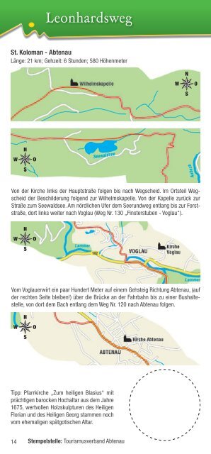 Leonhardsweg - Ferienregion Lungau