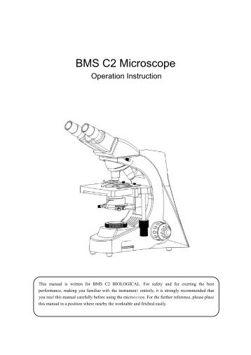 BMS C2 Microscope - BMS and Labomed - high quality microscopes