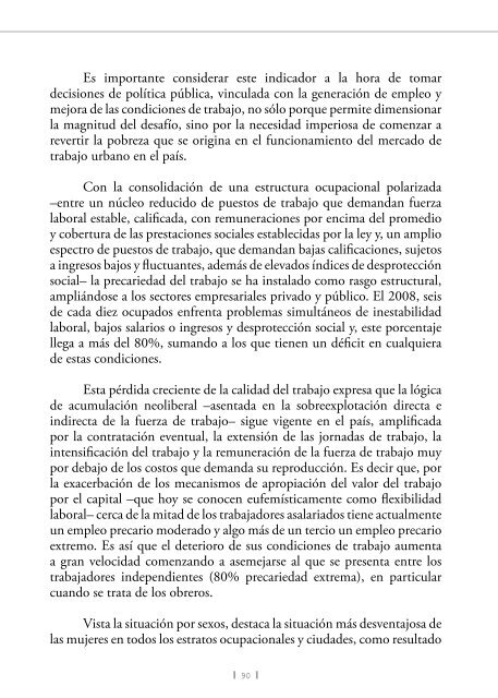 SituaciÃ³n del Empleo en tiempos de cambio - Cedla