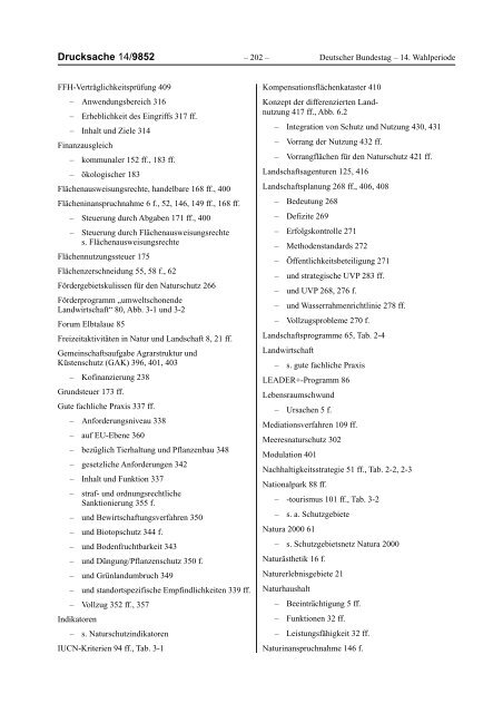 Für eine Stärkung und Neuorientierung des Naturschutzes